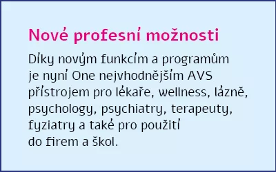Nové možnosti přístroje AVS/psychowalkman ONE