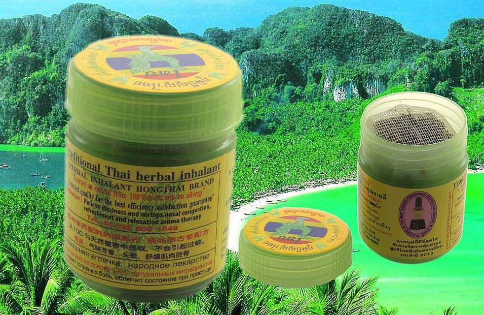 Přírodní bylinný inhalátor. Hong Thai THAJSKO